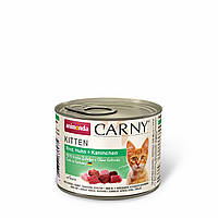 Корм для котят Carny Kitten Beef, Chicken + Rabbit с говядиной, курицей и кроликом 200г влажный