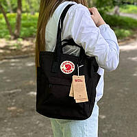 Чорна жіноча сумка-рюкзак шоппер Kanken Bag, канкен. 8 L