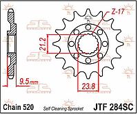 Звезда JT JTF284.14SC