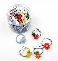 Резинки тонкі із декором