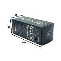 Премиальная коробка для алкоголя с откидной крышкой 89х90х230 мм