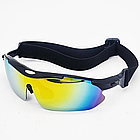 Тактичні окуляри з 5 поляризованими лінзами / Захисні окуляри від сонця / Велосипедні окуляри, фото 4