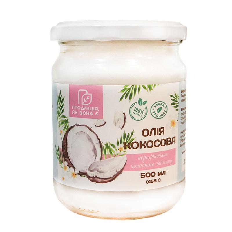 Купить Кокосовое масло нерафинированное первого холодного отжима 500 мл ...