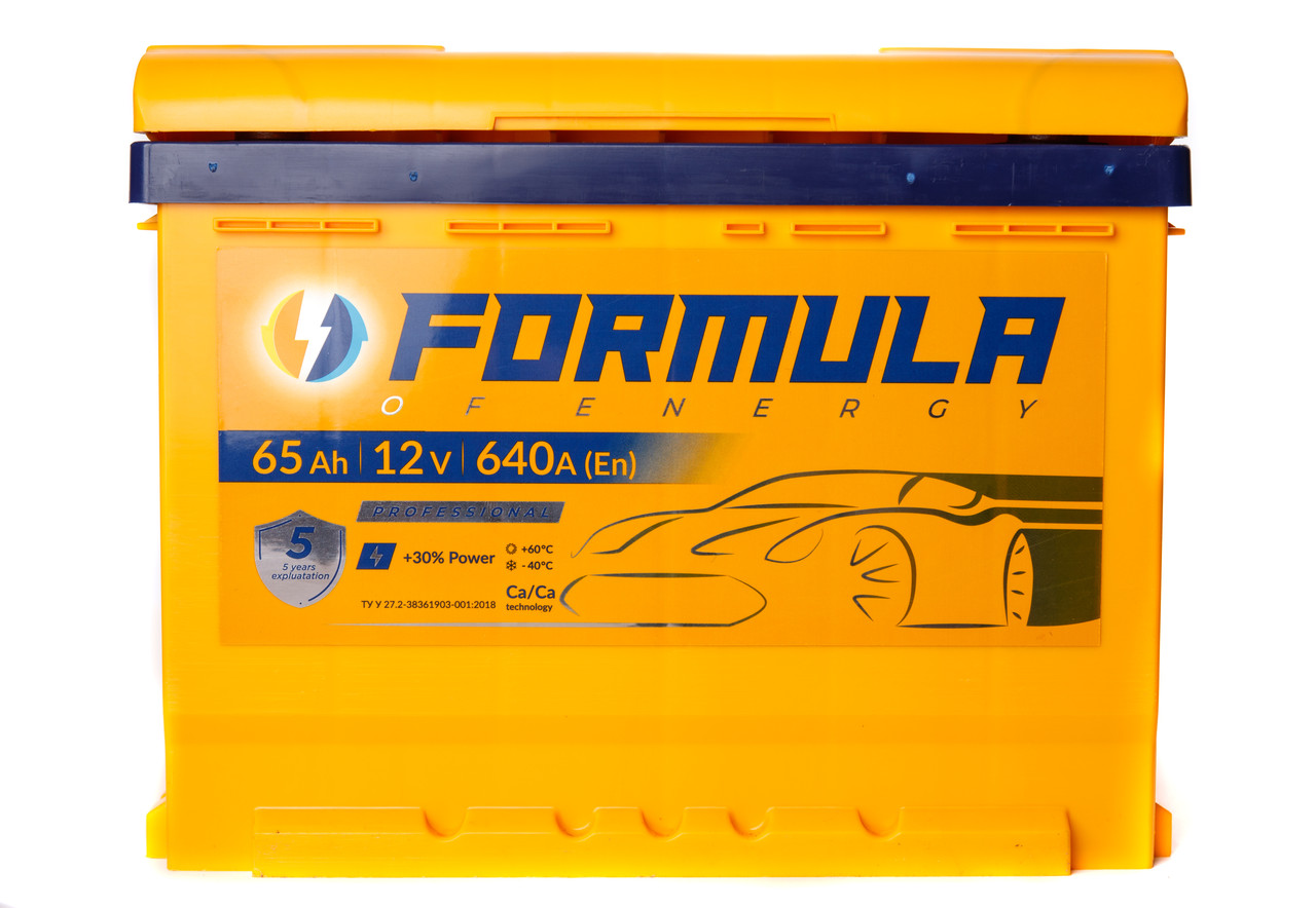 Акумулятор Formula professional 6СТ-65-АЗ (0) правий плюс