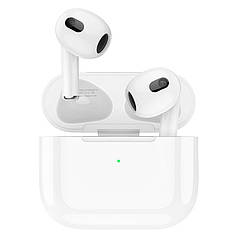 BOROFONE бездротові навушники Bluetooth з мікрофоном, 4 години роботи, колір білий