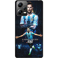 Силіконовий бампер чохол для Xiaomi Poco X5 5G з малюнком Messi 69 Мессі