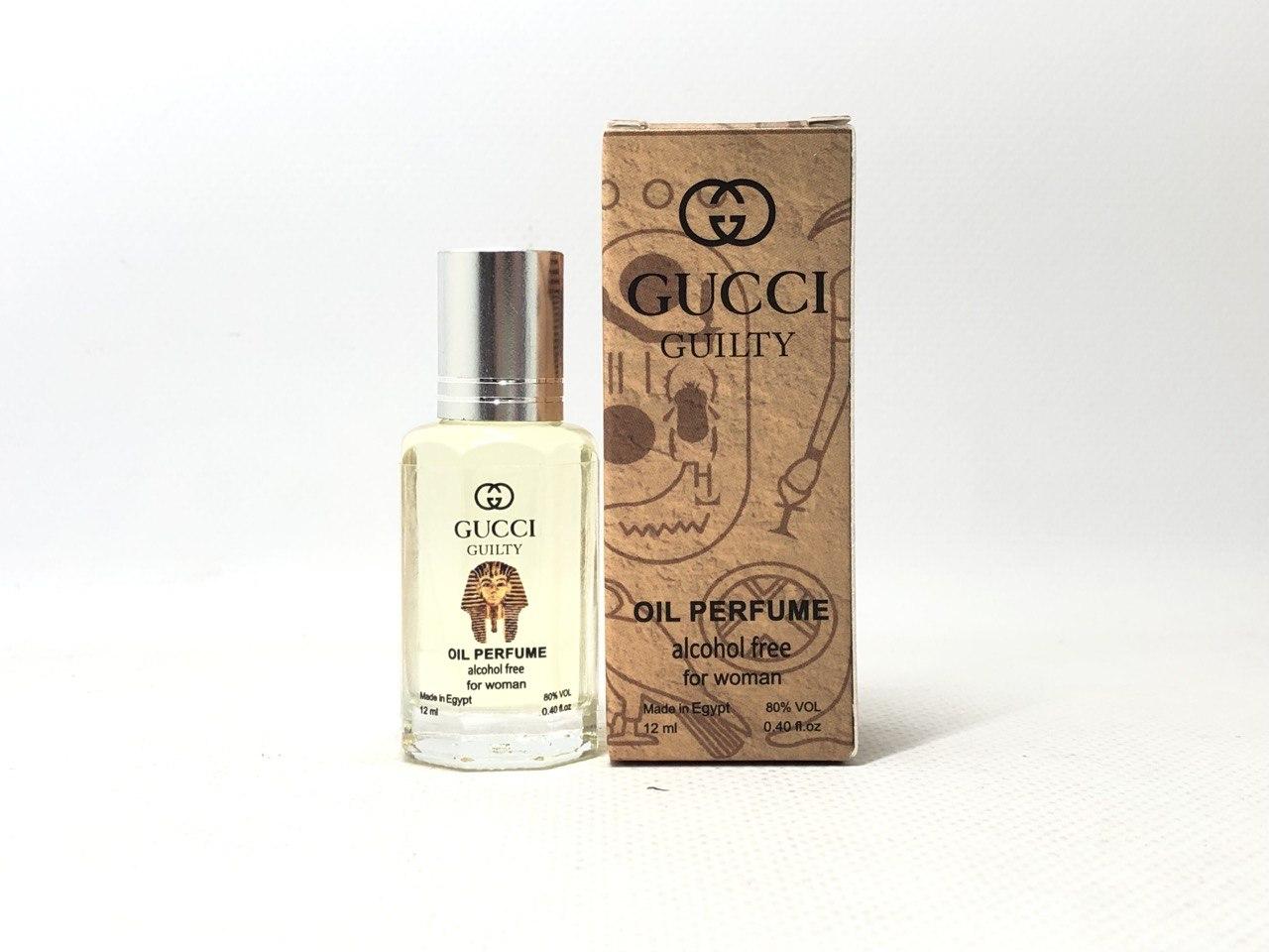 Оригінальні олійні жіночі парфуми Gucci Guilty (Гуччі Гілті) 12 мл