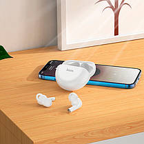 Hoco бездротові Bluetooth навушники з мікрофоном, робота 4.5 години, білі, фото 2