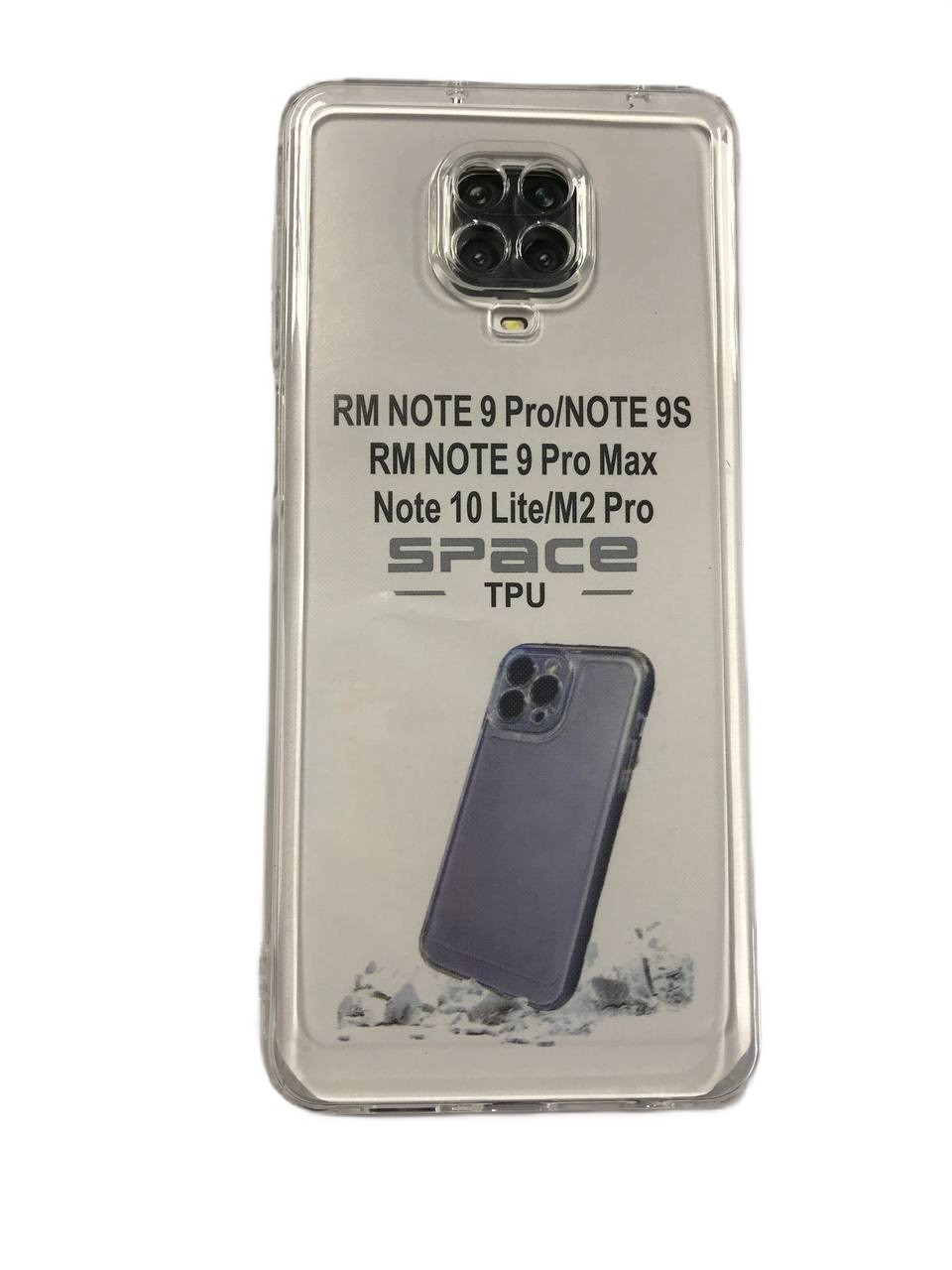Силікон "Space TPU" Xiaomi Redmi Note 9 Pro/Note 9S Прозорий