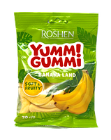 Цукерки Рошен Roshen Yummi Gummi Banana Land 70г