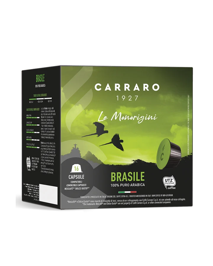 Кава в капсулах Carraro Dolce Gusto Brasile 16 шт. (Дольче Густо Бразилія) Італія