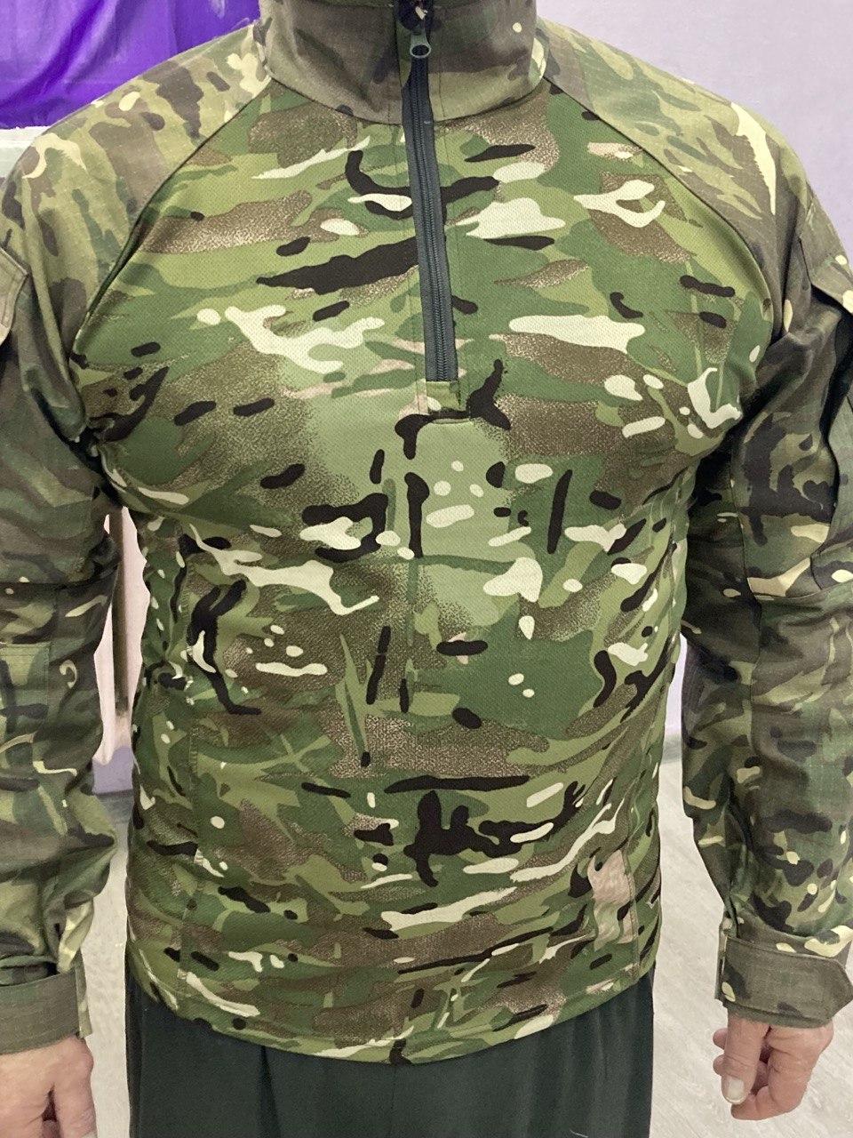 Тактическая рубашка убакс из ткани кулмакс ubacs мужская боевая военная для ЗСУ размер 52 XL цвет мультикам - фото 2 - id-p1864628015