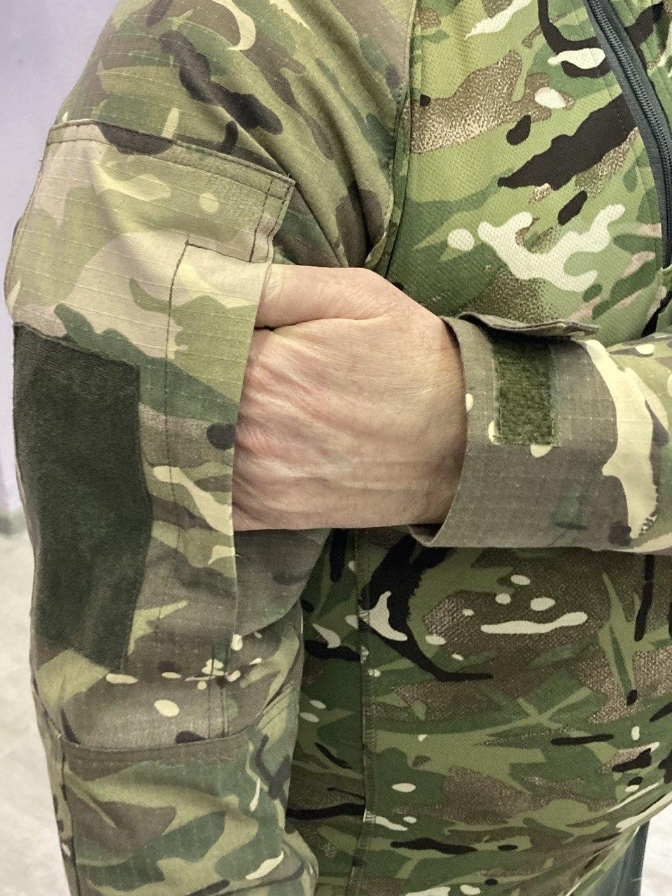 Тактическая рубашка убакс из ткани кулмакс ubacs мужская боевая военная для ЗСУ размер 52 XL цвет мультикам - фото 10 - id-p1864628015