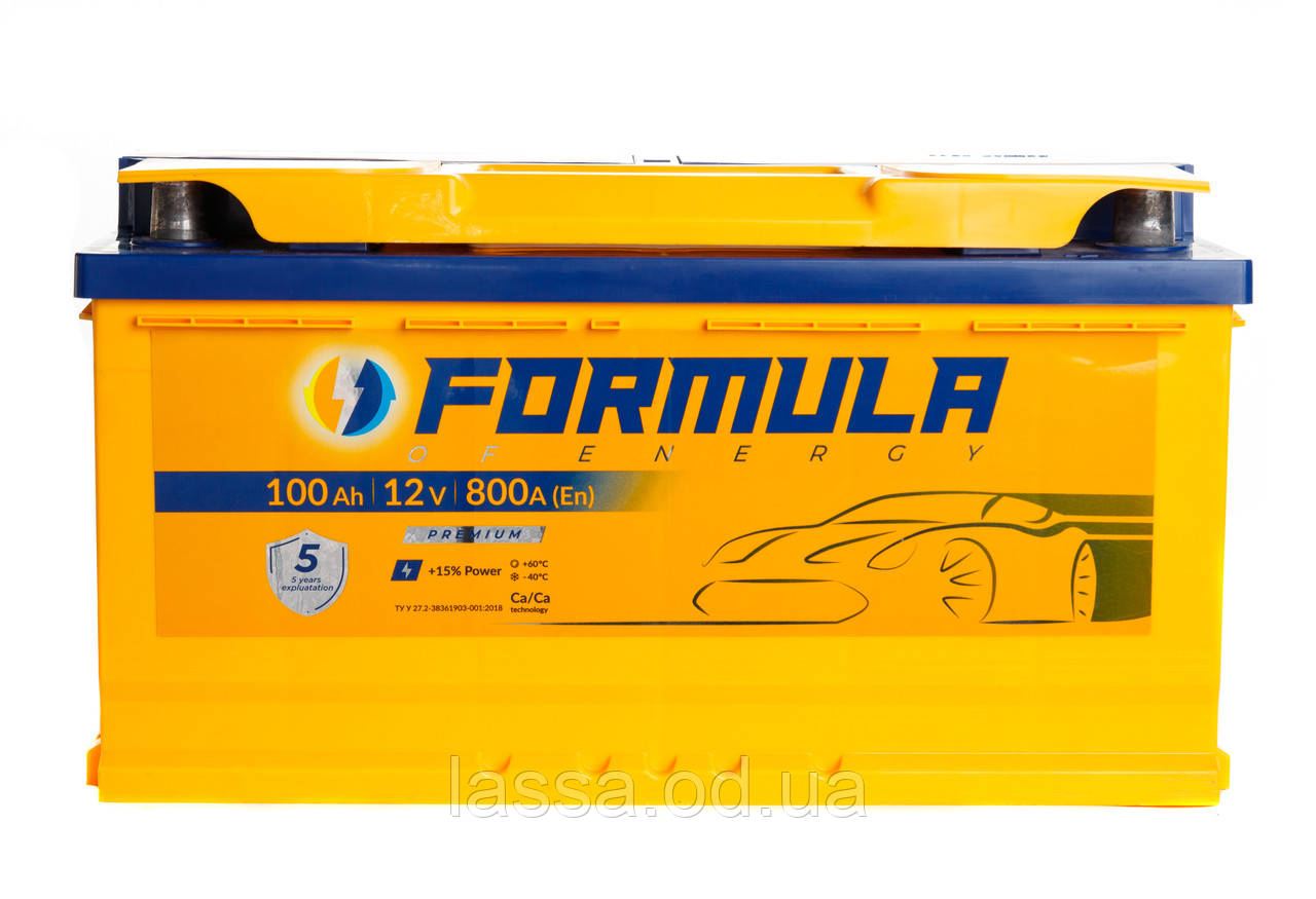 Акумулятор Formula premium 6СТ-100-АЗ (0) правий плюс