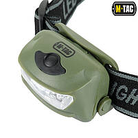 M-Tac ліхтар налобний 4+1 LED Olive, фото 6