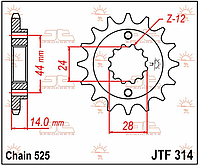 Звезда JT JTF314.16