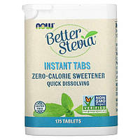 Замінник харчування NOW Better Stevia Instant Tabs, 175 таблеток
