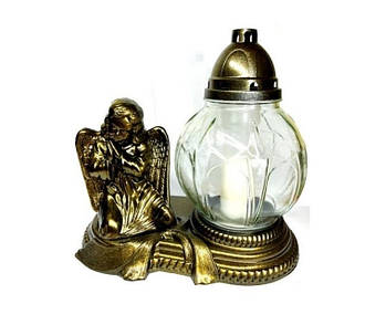 Лампадка скляна 75 рік. (32 см) 1/2 (9-302A)