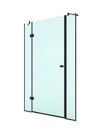 D15-21 Повний комплект фурнітури для душових дверей, чорна