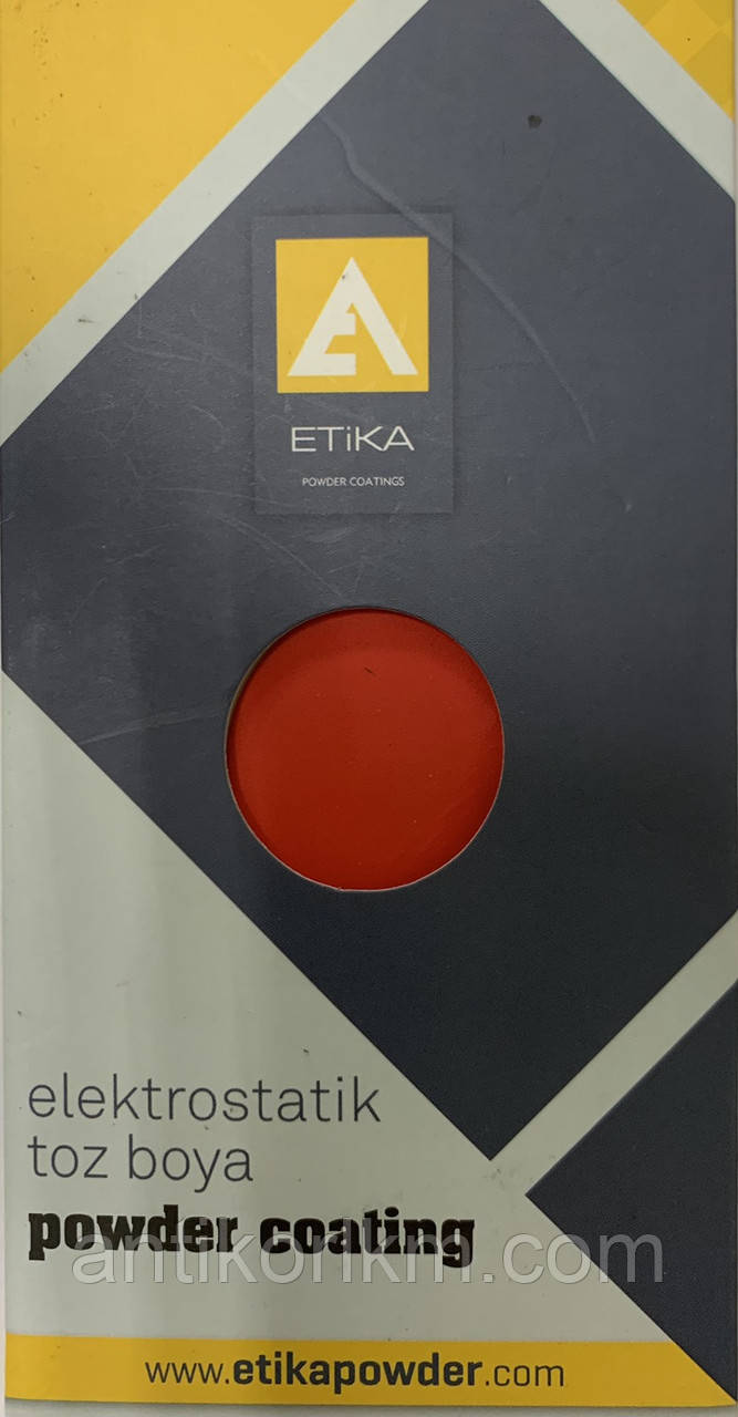 Порошкова фарба ETIKA RAL 3020 Матова PE, TRIBO
