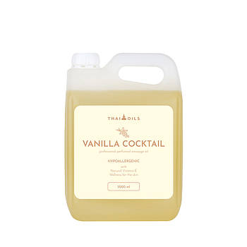 Професійна масажна олія Thai oils Vanilla cocktail, 3000мл