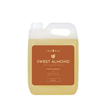 Професійна масажна олія Thai oils Sweet almond, 3000мл