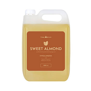 Професійна масажна олія Thai oils Sweet almond, 5000мл