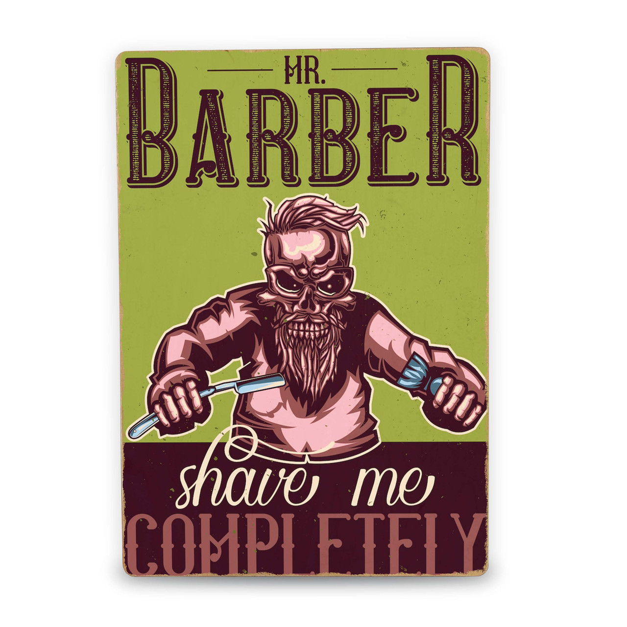 Дерев'яний Постер Mr. Barber