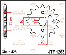 Зірка JT JTF1263.14