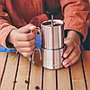 Похідний френч прес з чашкою для кави та чаю Fire-Maple Antarcti (харчова нержавіюча сталь), фото 8
