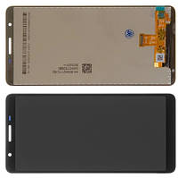 Дисплей Samsung A013 Galaxy A01 Core модуль в сборе с тачскрином, черный, Original PRC