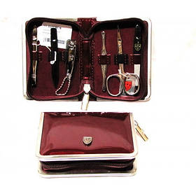 Манікюрний набір Kellermann 6 предметів 5222 MC N Вишневий