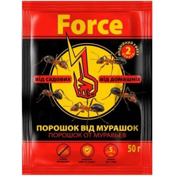 Інсектицид від мурах Force (порошок) 50гр., фото 1