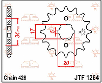 Звезда JT JTF1264.16