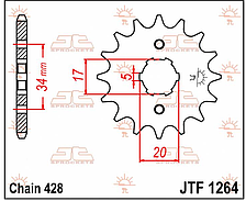 Зірка JT JTF1264.16