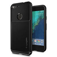 Чехол Spigen для Google Pixel - Rugged Armor, Black (F14CS20889)