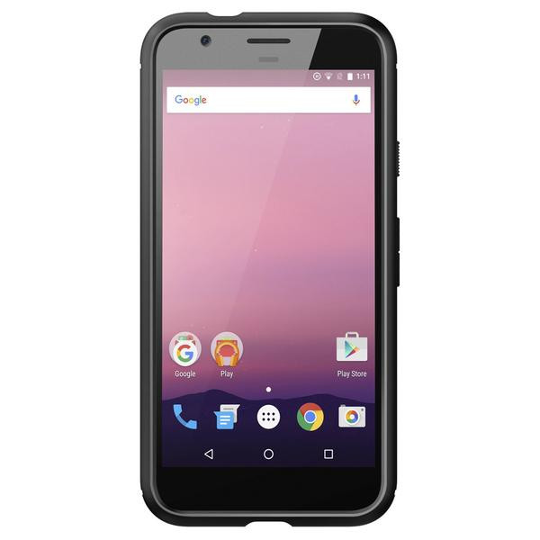 Чехол Spigen для Google Pixel - Rugged Armor, Black (F14CS20889) - фото 3 - id-p1864646878