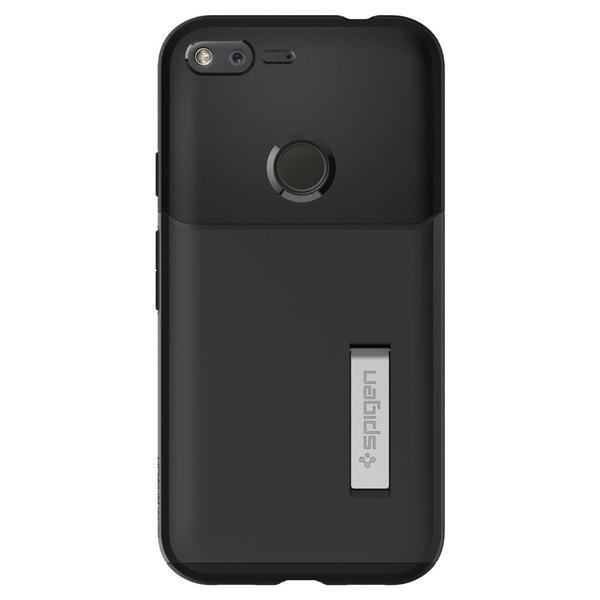 Чехол Spigen для Google Pixel Slim Armor, Black - фото 3 - id-p1864646908