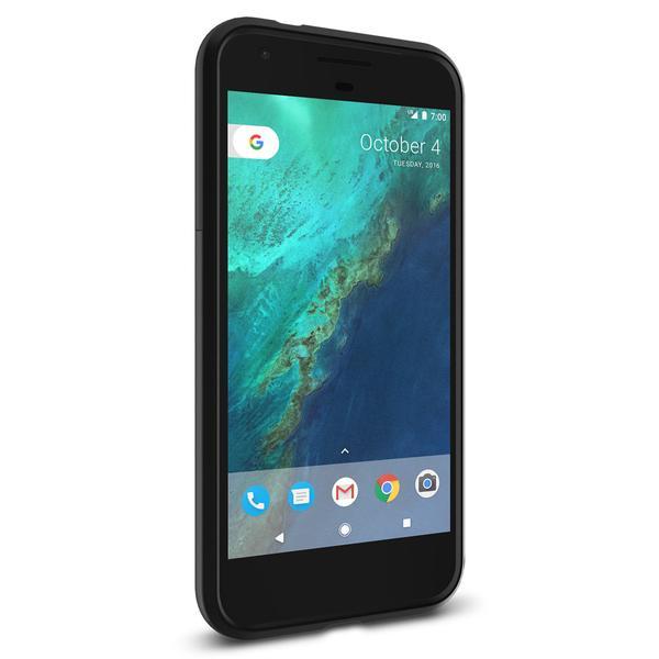 Чехол Spigen для Google Pixel Slim Armor, Black - фото 5 - id-p1864646908