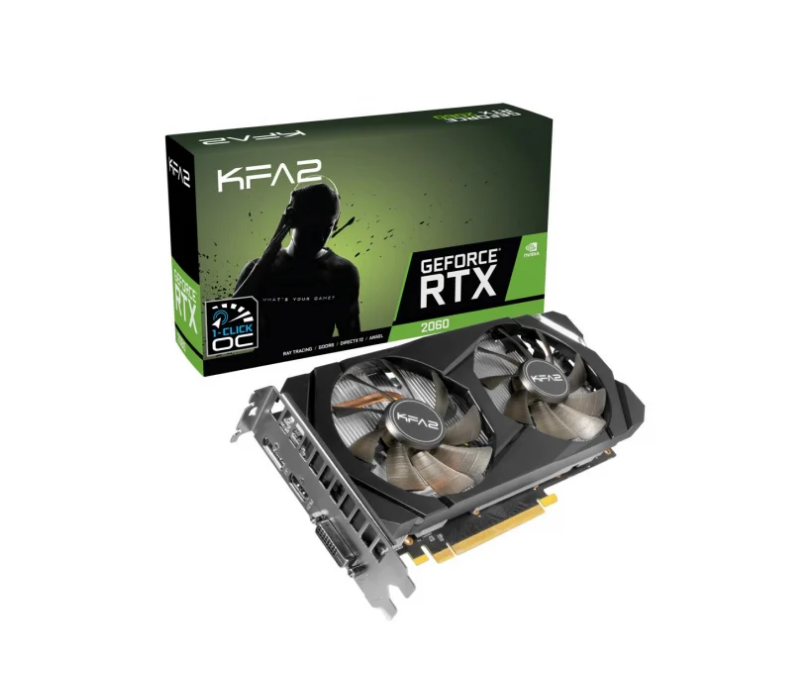 Відеокарта KFA2 GeForce RTX 2060 1-Click OC 6GB GDDR6