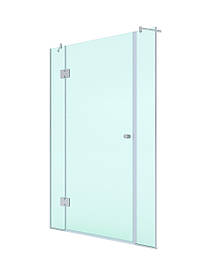 D16-02 Повний комплект фурнітури для душових дверей, полірована