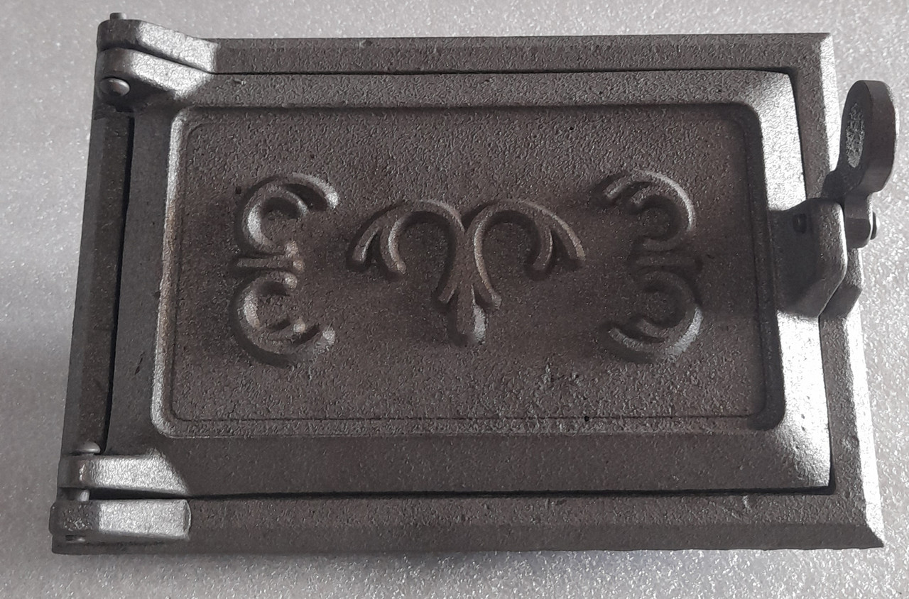 Двері чавунна піддуваджена "Квітка" 210х130 мм/Україна/