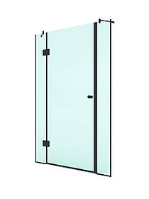 D16-21 Повний комплект фурнітури для душових дверей, чорна