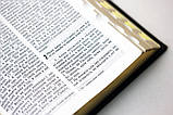 Біблія (переклад І. Хоменка), шкірзам, золотий обріз, індекси 15х21 см, фото 4