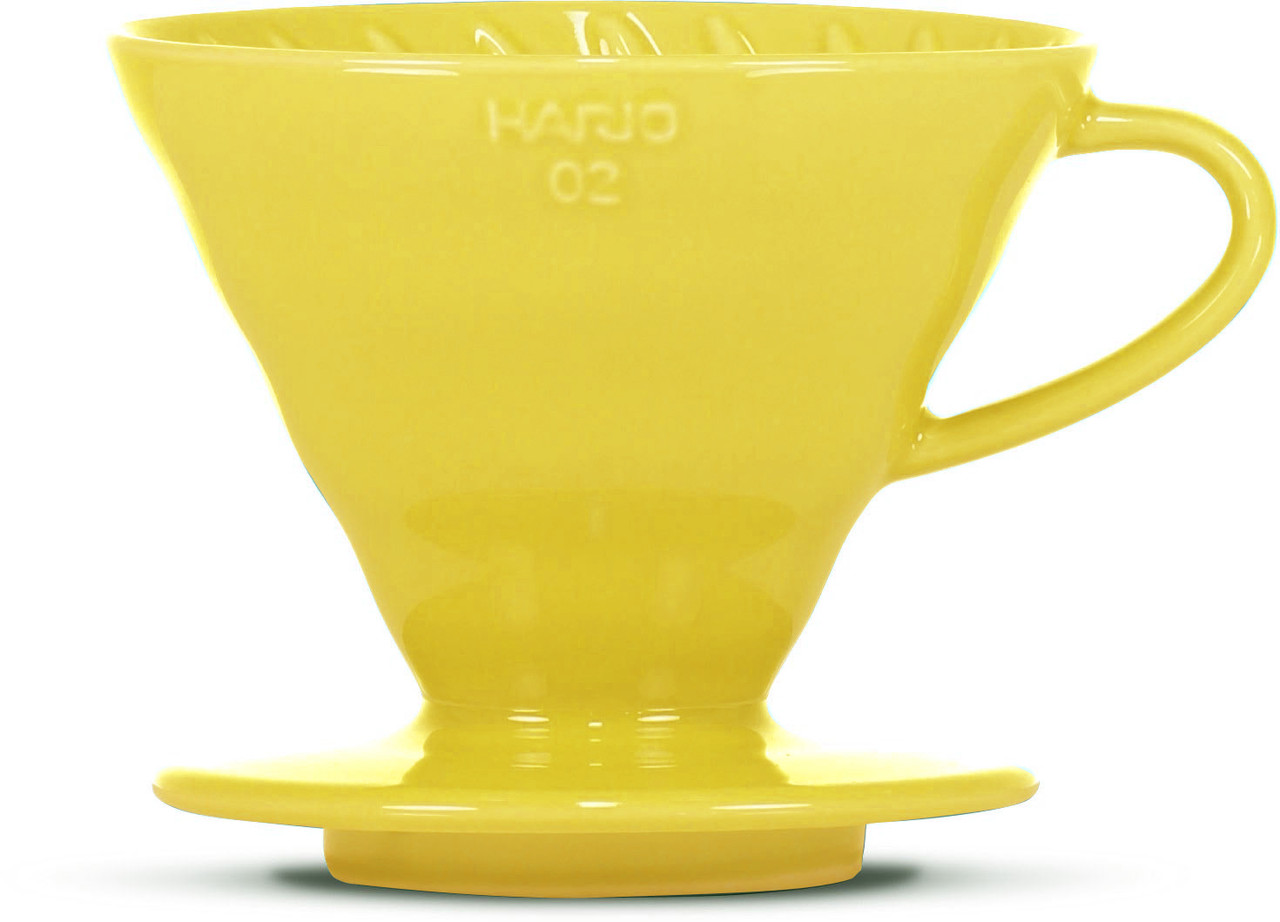 Пуровер V60 Yellow керамический на 1-4 чашки VDC-02-YEL-EX