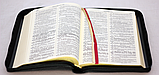 Біблія Геце, Сучасна російська орфографія, замінник шкіри, на замку, золотий зріз, фото 6