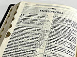 🇺🇦 Біблія українською мовою, шкірзам, золотий обріз, індекси, фото 6