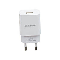 Зарядное устройство для смартфона СЗУ со шнуром micro-usb | 2,1 ампера\5W | Borofone (белый)