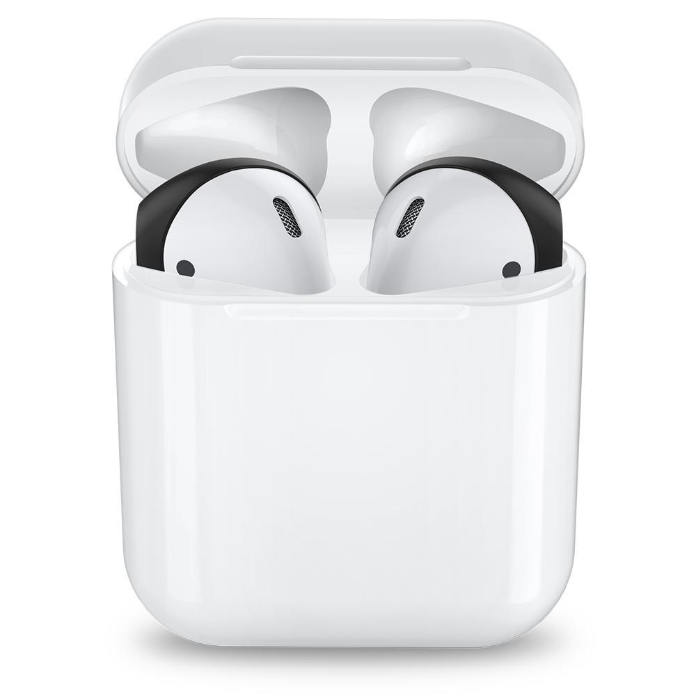 Силиконовые накладки Spigen для Apple AirPods Ear Tips (3 пары), Black (066SD26296) - фото 4 - id-p1864652752