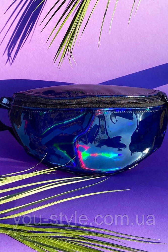 Поясна сумка Radiocat holographic dark blue
